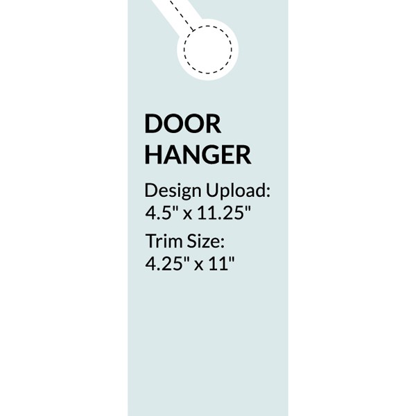 4.25 X 11 Door Hangers